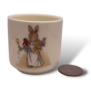 Vintage Fine Bone China Egg Cup - Royal Doulton - Bunnykins - England - 2 fl oz